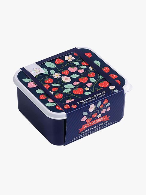 A Little Lovely Company Lunchboxset, Jordgubb