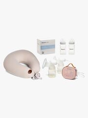 Beemoo CARE Dubbel Elektrisk Bröstpump Amningspaket, Twilight Mauve