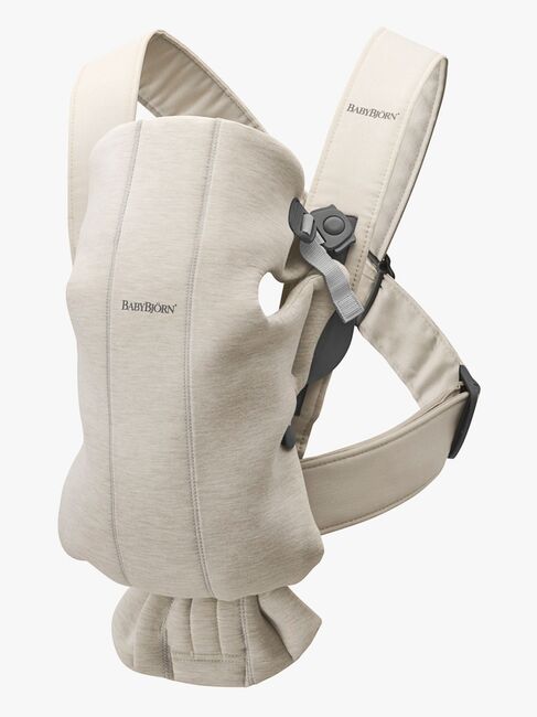 BabyBjörn Mini Bärsele 3D Jersey, Ljusbeige