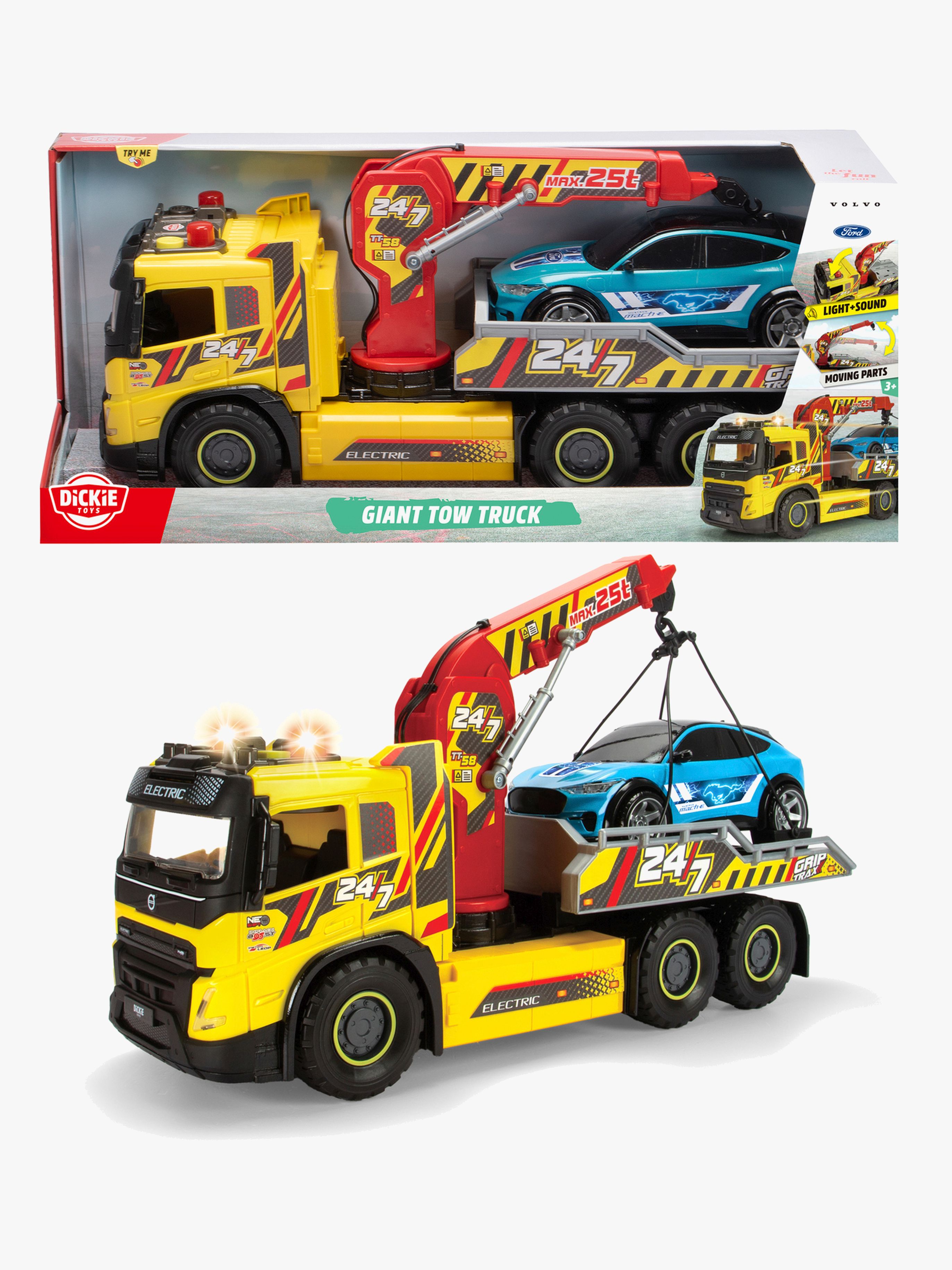 Dickie Toys Giant Bärgningsbil med Bil 54 cm