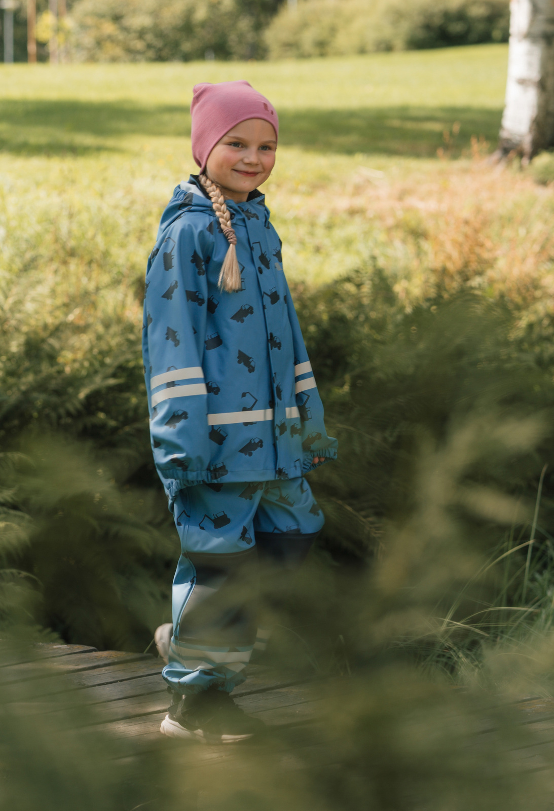 Lindberg Vattholma Regnställ, Blå/Svart