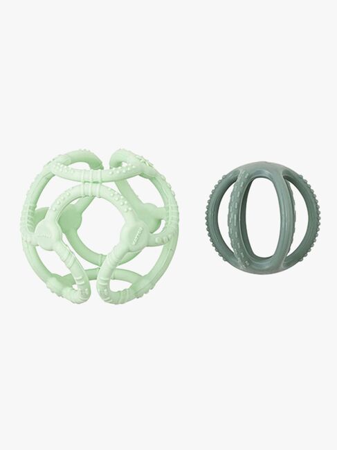 Nattou Soft Silicone Aktivitetsboll, Grön