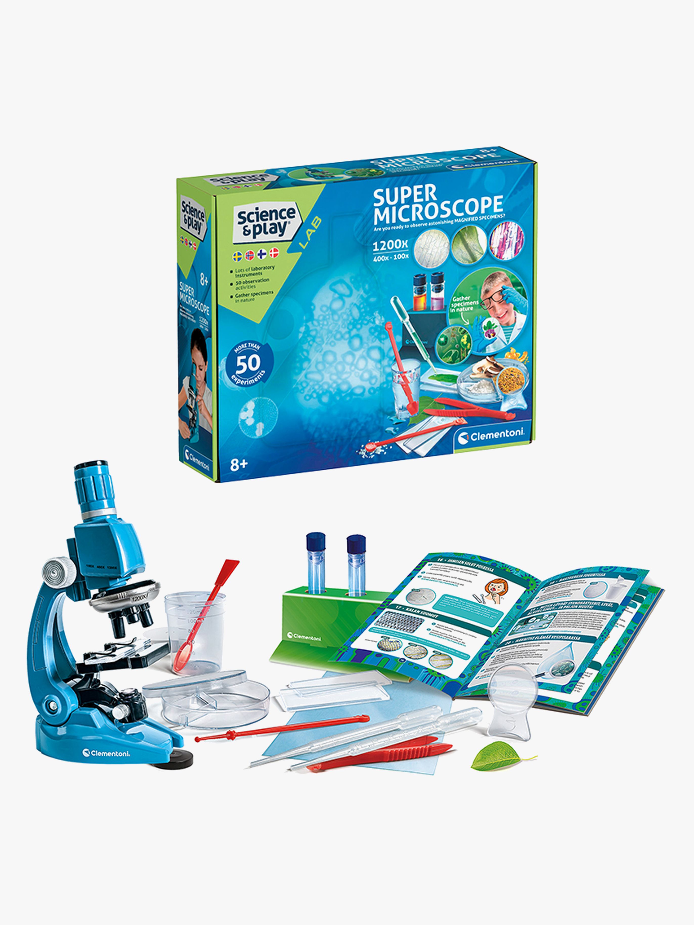 Clementoni Science & Play Vetenskapskit Mikroskop