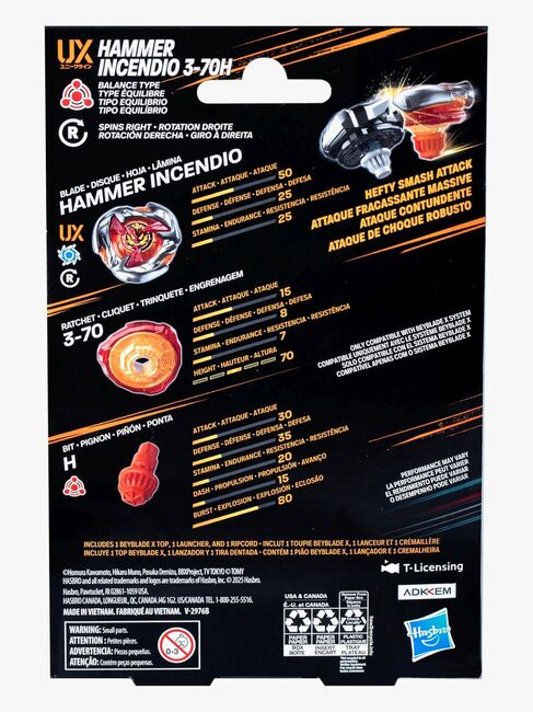 Beyblade Hammer Incendio Snurra