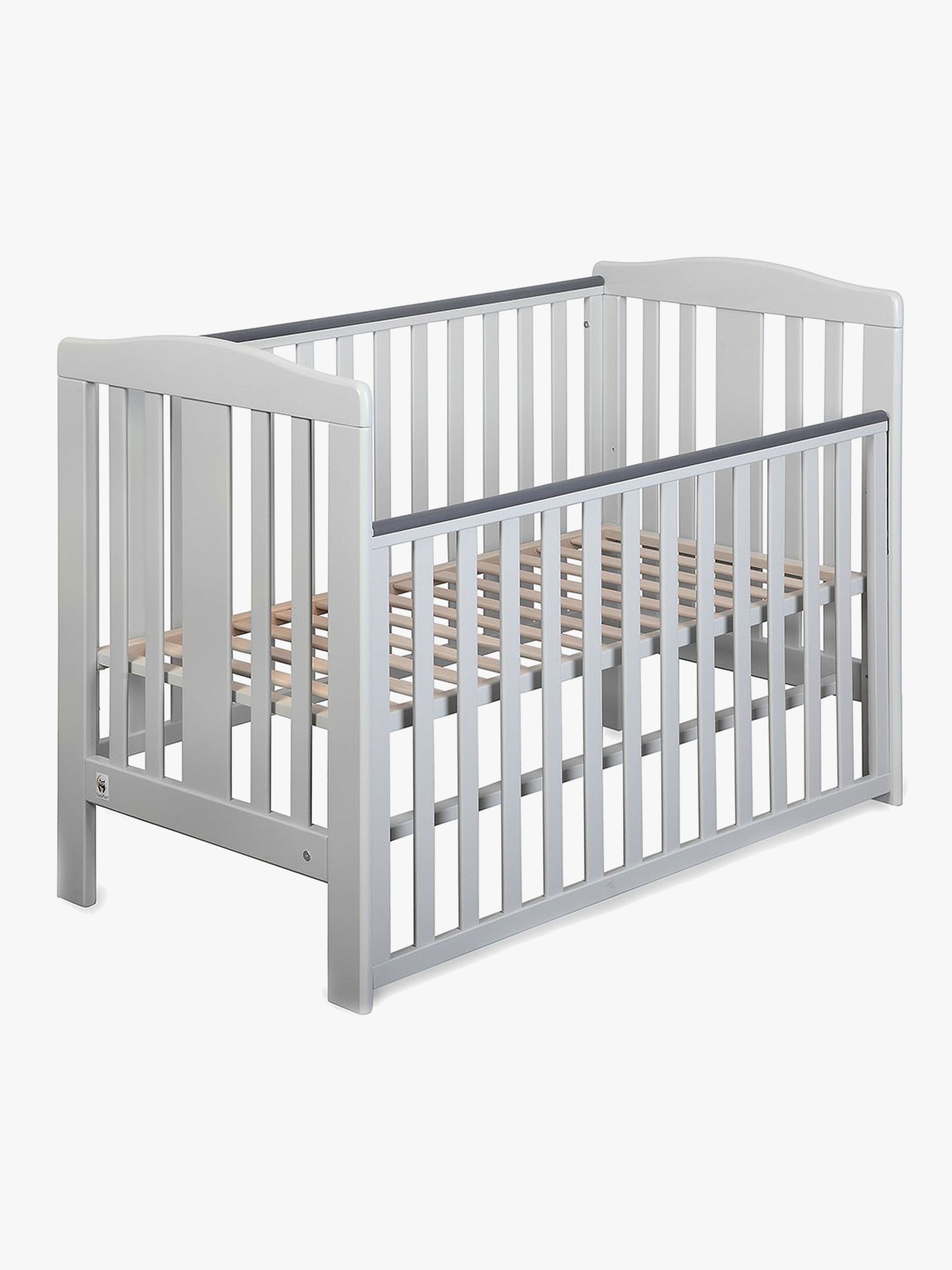 Yappy Kids Spjälsäng Dropside, Grå