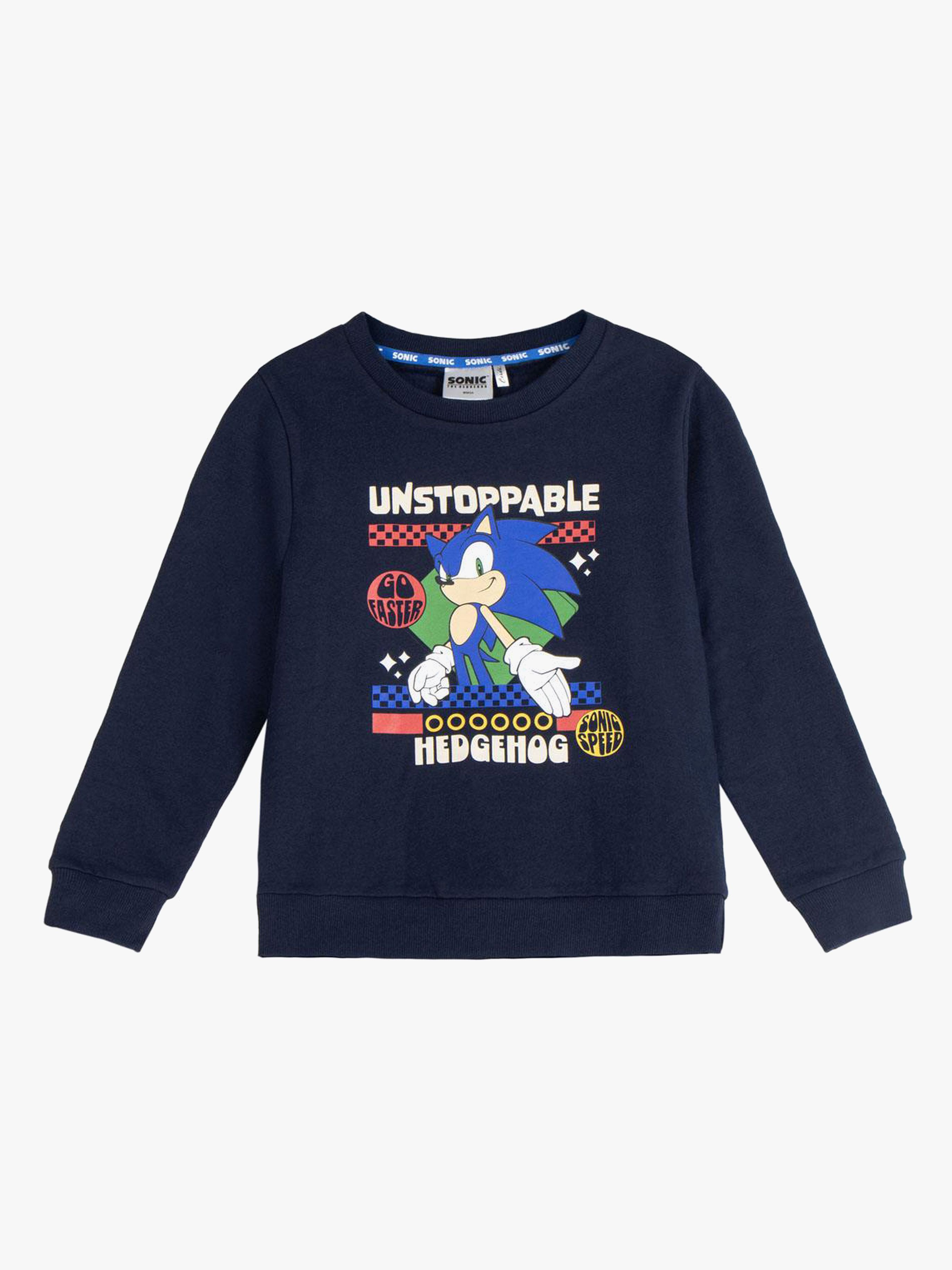Sonic Tröja, Navy, 8 år