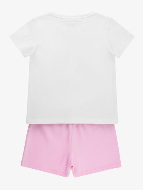 Disney Stitch T-shirt & Shorts Set, Vit