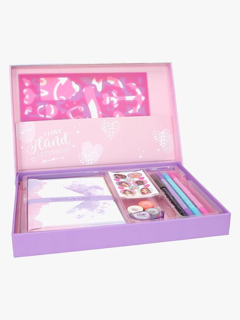 TOPModel Brevpapper i Box Handlettering