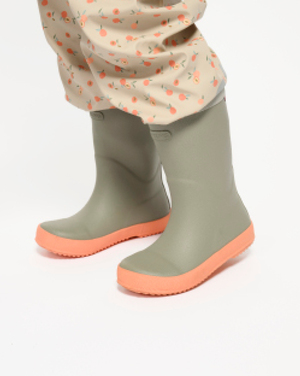 Viking x Kenza Gummistövlar, Light Green/Apricot