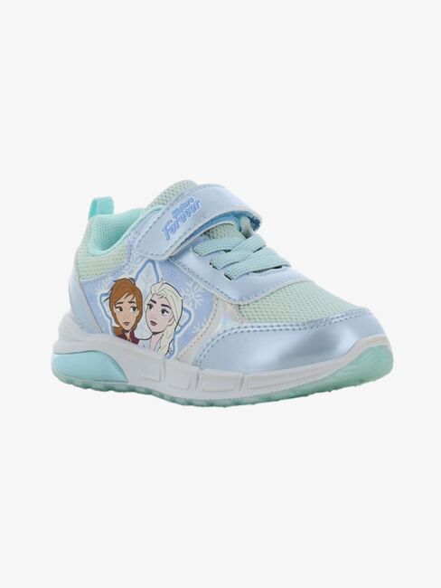 Disney Frozen  Blinkande Sneakers, Blue/Silver