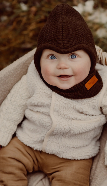 BabyMocs Balaklava, Brown