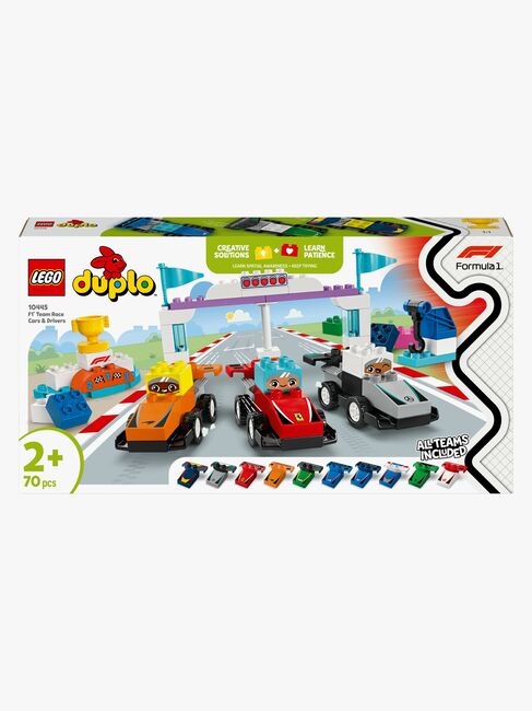 LEGO DUPLO Town 10445 F1 Team – racerbilar och förare