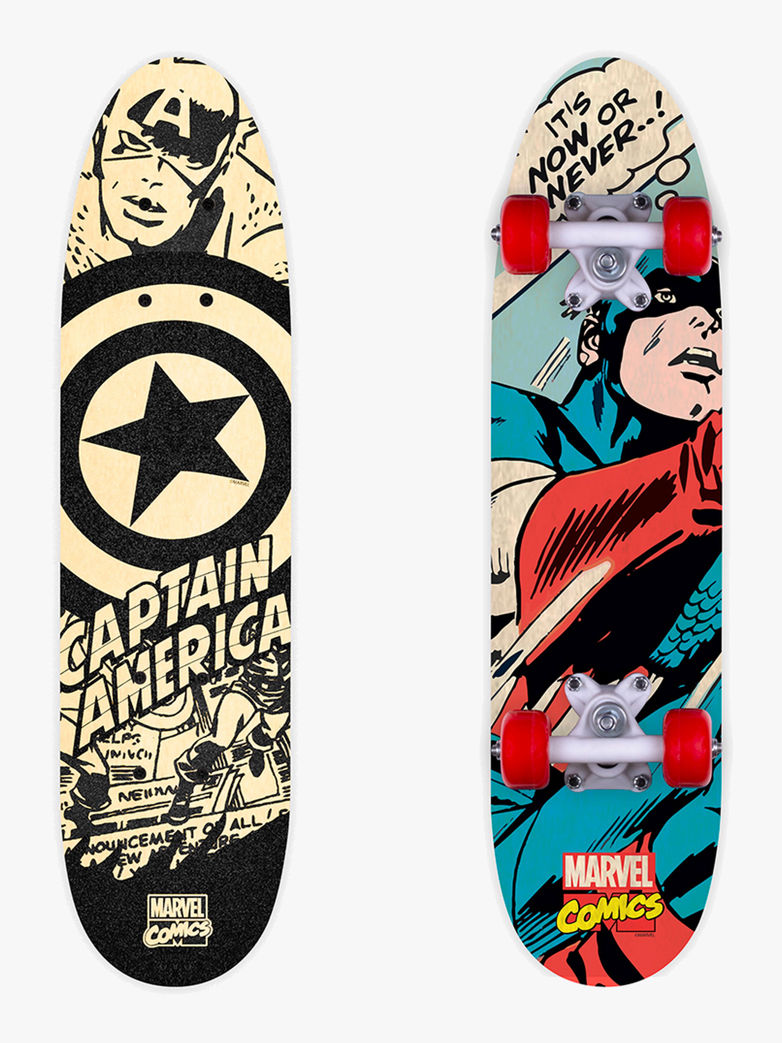 Marvel Captain America Wooden Skateboard