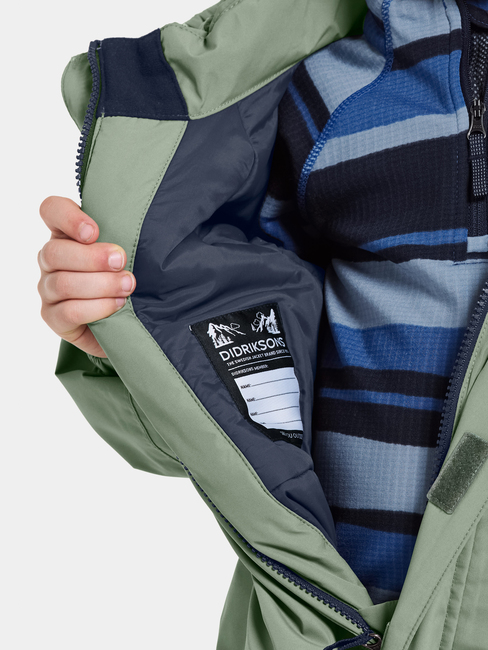 Didriksons Talvi Overall, Light Moss