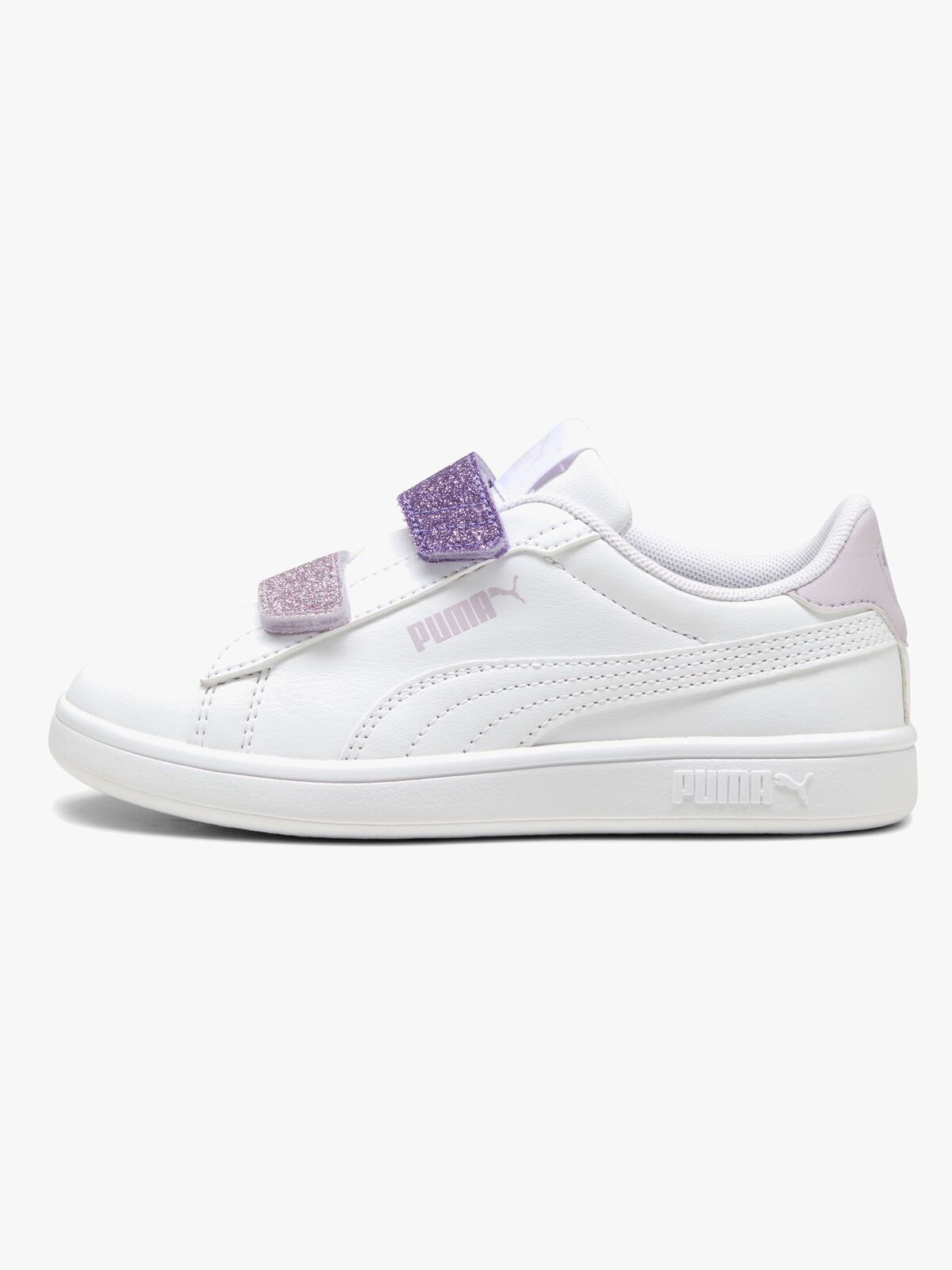 Puma Smash 3.0 Glitter Velcro V PS Sneakers, Vit