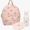 Kidzroom Ryggsäck, Flaska & Matlåda Little Story, Beige