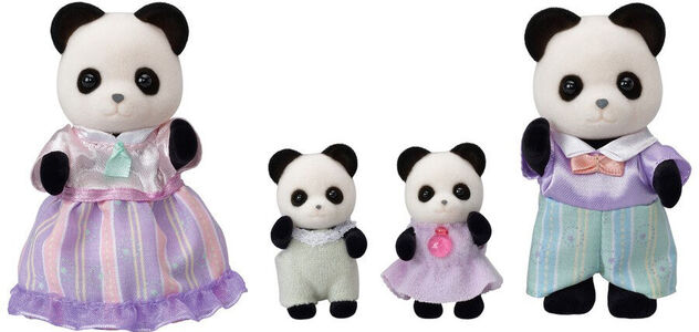 Sylvanian Families Figurset Familjen Pookie Panda