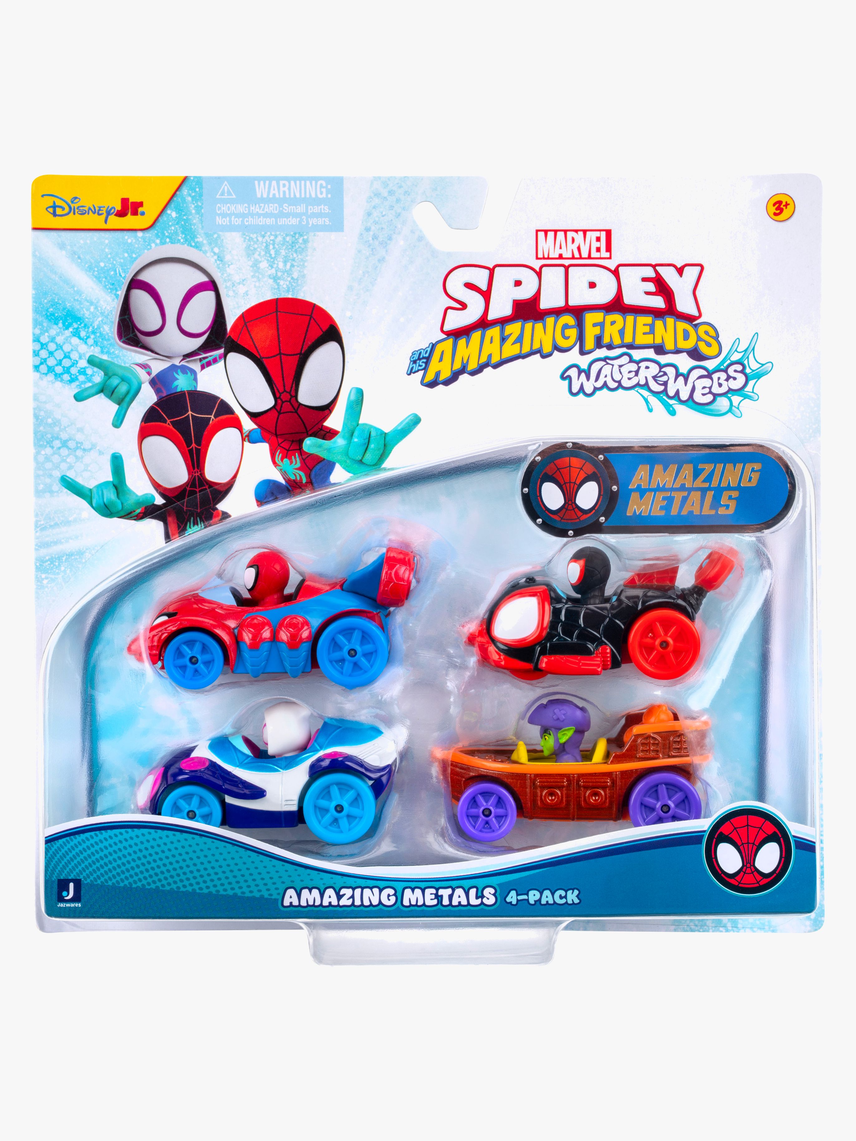 Spidey And His Amazing Friends Bilset 4-Pack