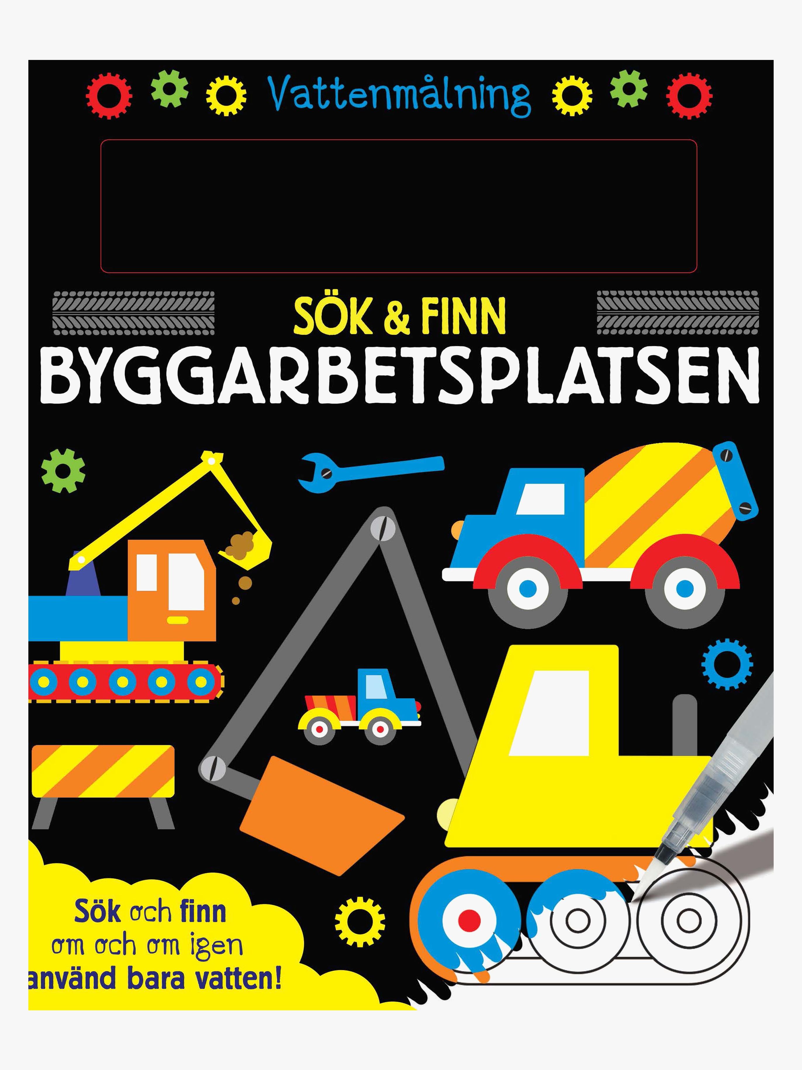 Barthelson Förlag Sök &  Finn Målarbok - Byggarbetsplatsen
