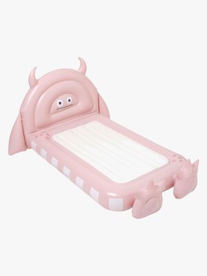 SUNNYLiFE Aufblasbares Kinderbett, Monster Pink