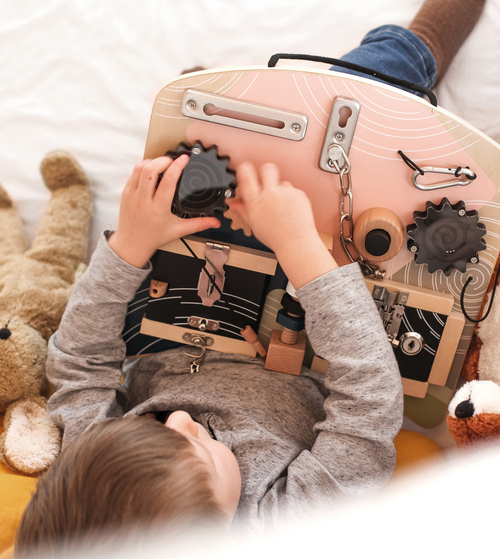 Small Foot Motorikbräda med Lås och Snurrfunktion