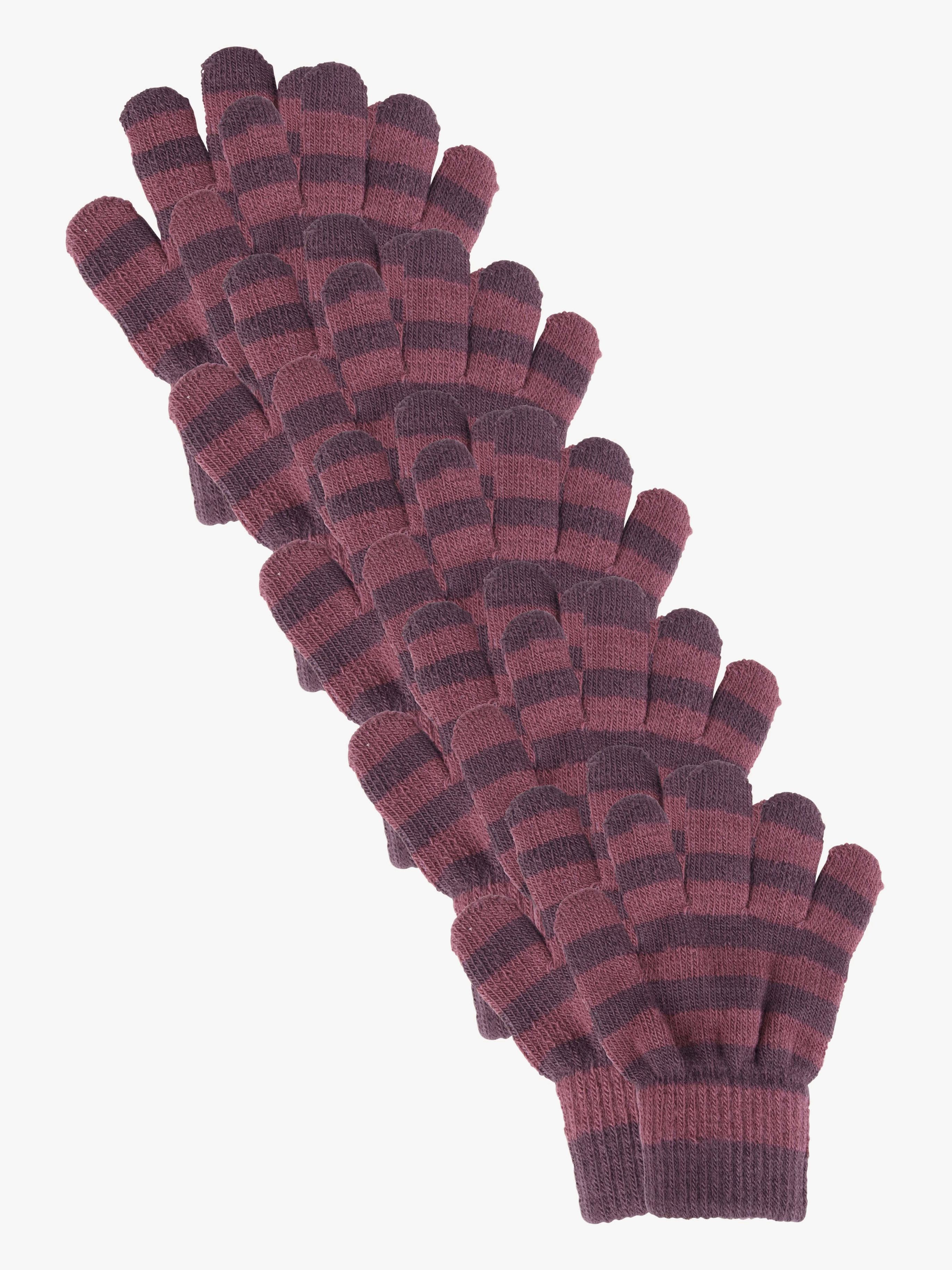Lindberg Fjugesta Magic Fingervantar 5-pack, Dry Rose, 2-5 år