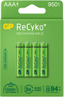 GP Batterier ReCyko AAA 4-pack