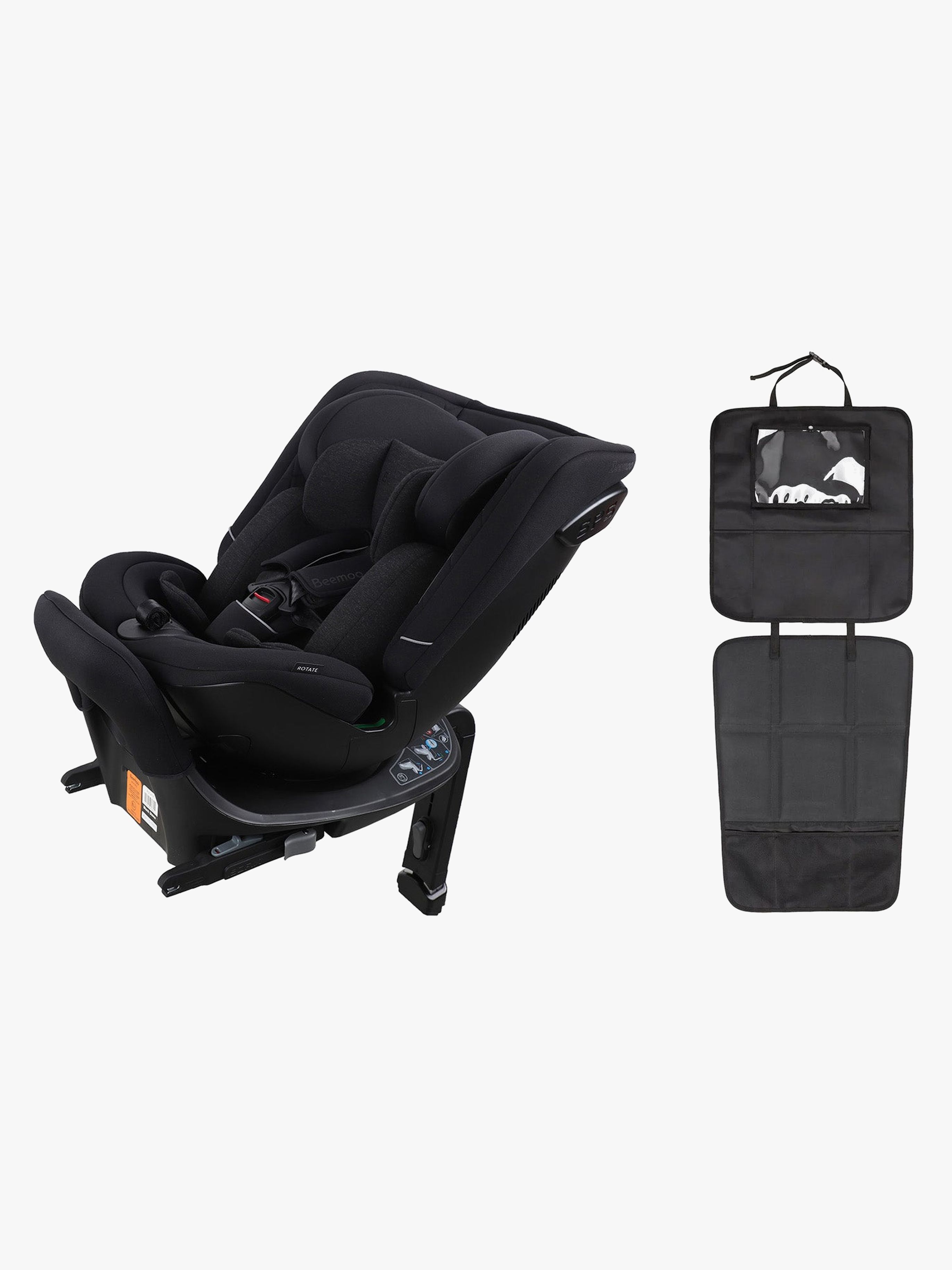 Beemoo Rotate i-Size – vändbar bilbarnstol 40–145 cm, inkl. sparkskydd