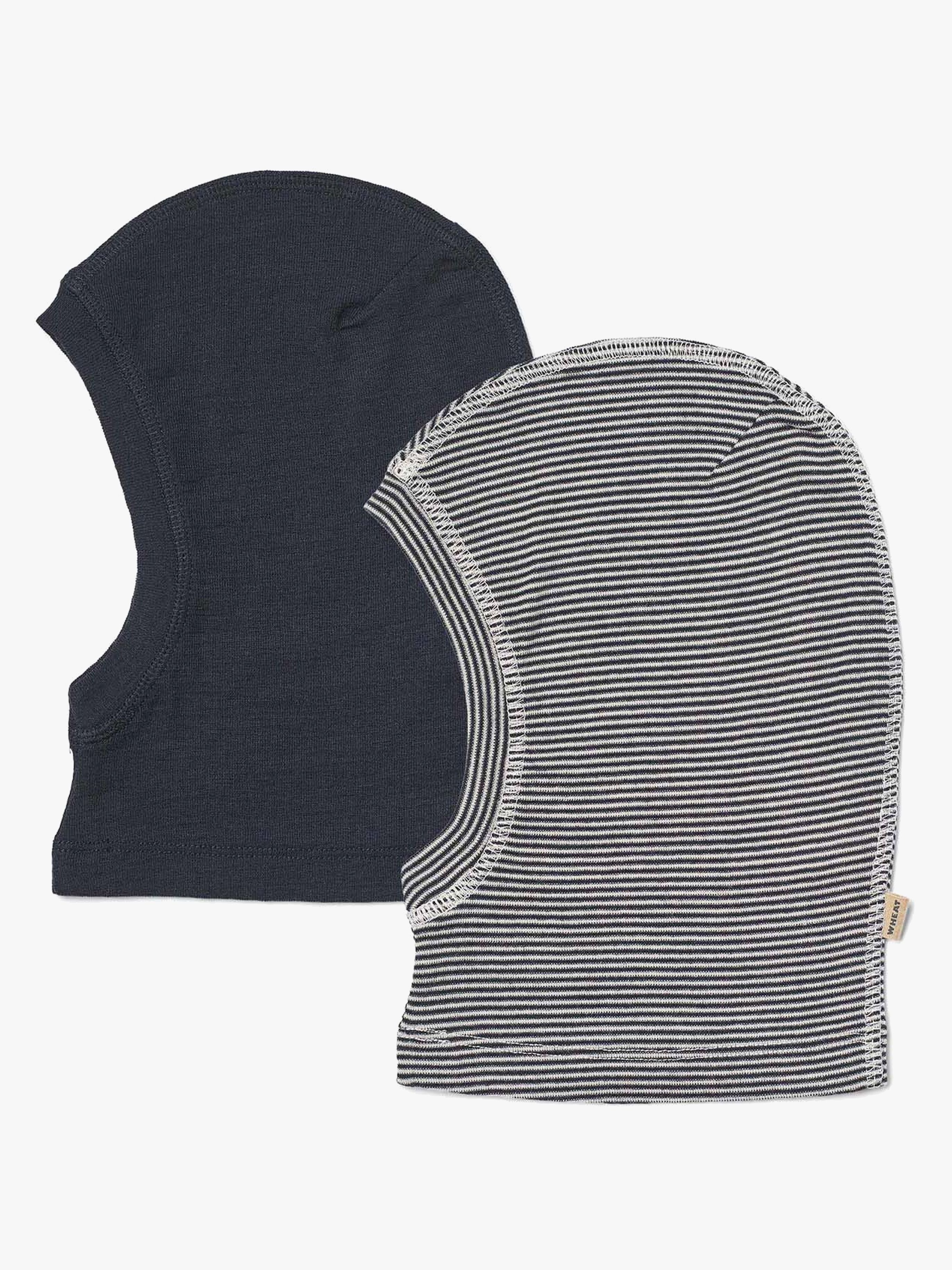 Wheat Kim Balaklava Merinoull 2-Pack, Navy Stripe, 56-57