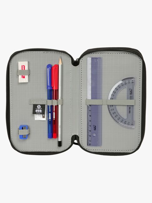 Kappa  Fyllt Trippelpennfodral 37 Delar, Grå
