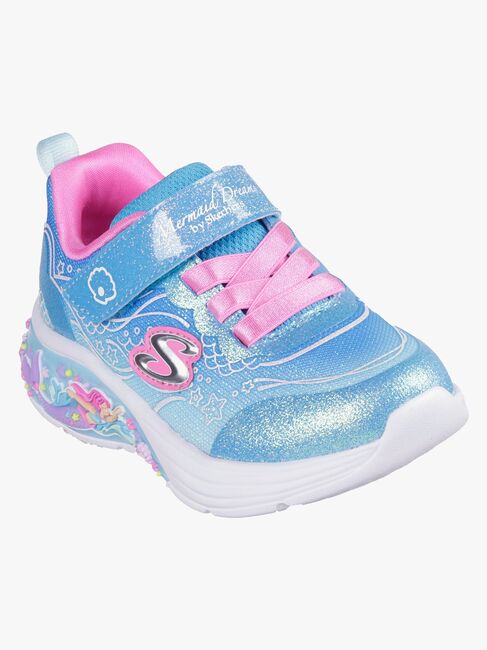 Skechers My Dreamers Lil Mermaid  Blinkande Sneakers, Blue