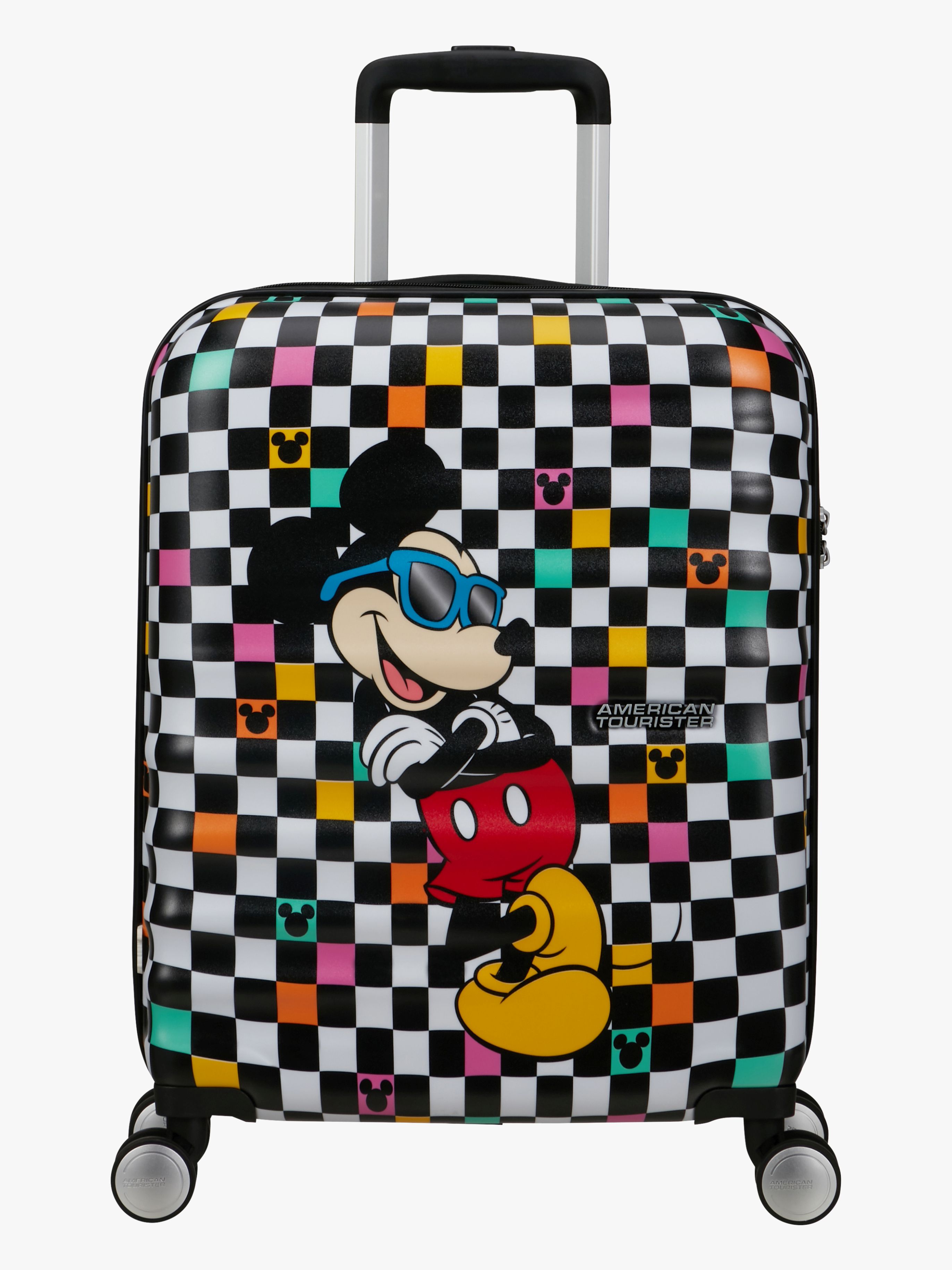 American Tourister Wavebreaker Disney Spinner Resväska 35L, Mickey Check