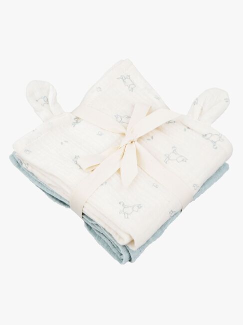 Mumin Muslinfiltar 2-Pack, Blue