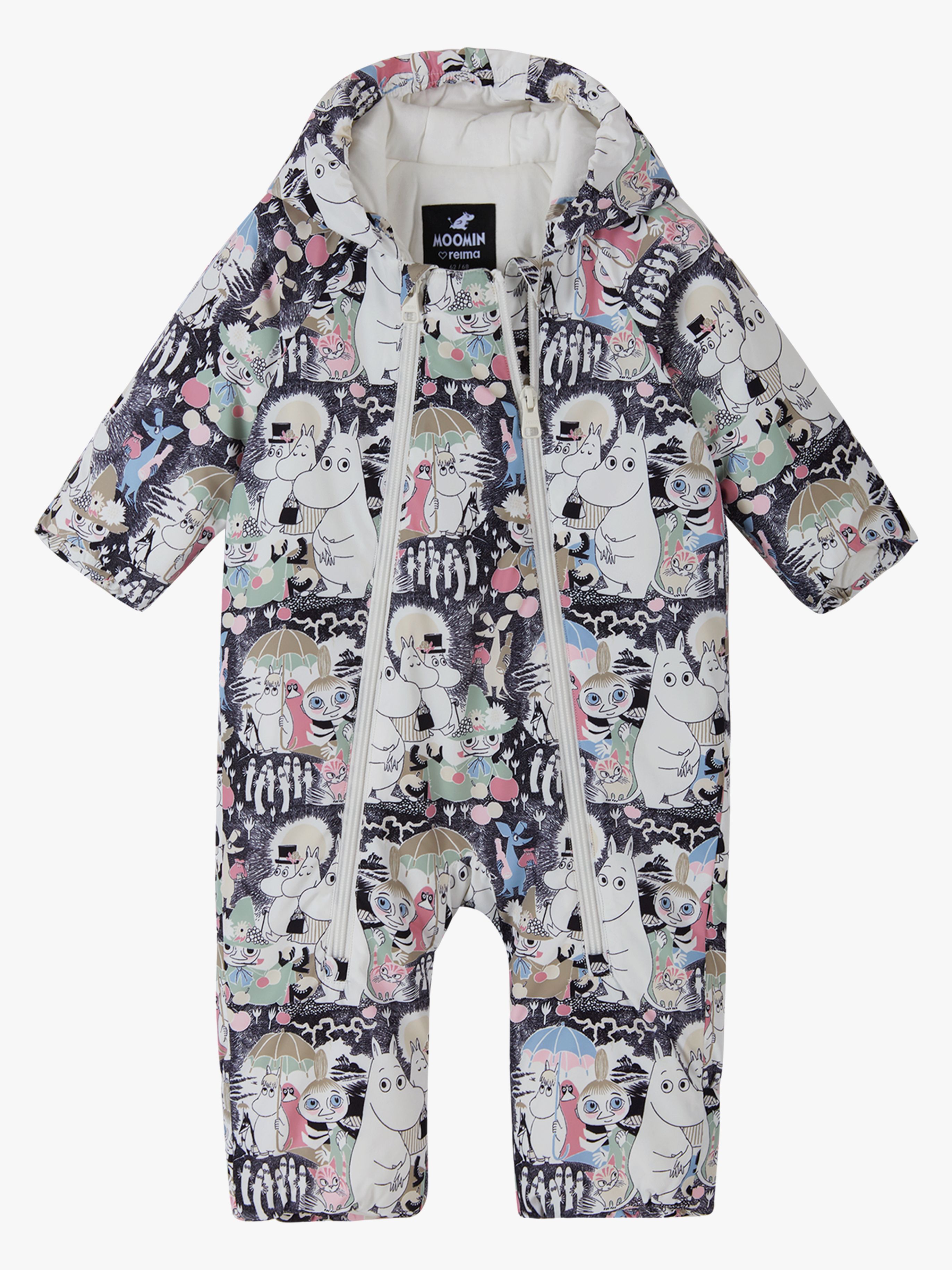 Reima Moomin Knytte Baby Vinteroverall, Off White, 50-56