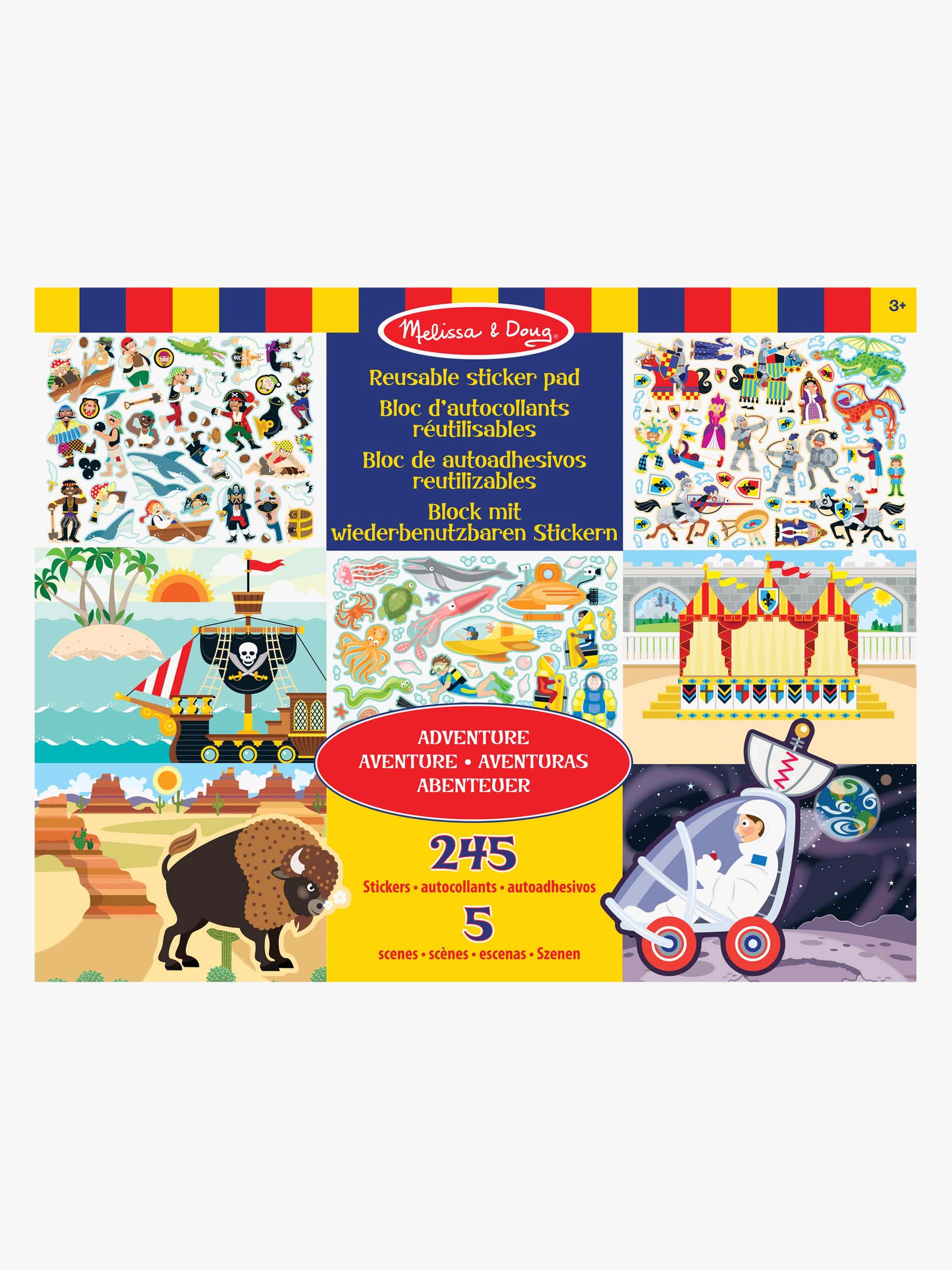 Melissa &  Doug Klistermärkesbok Äventyr 245 st