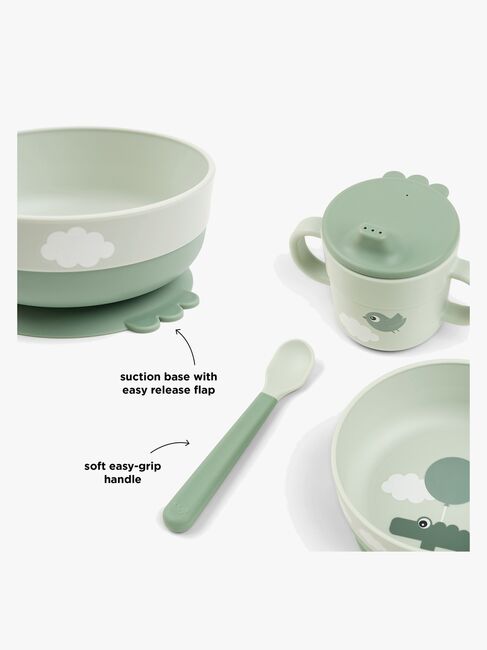 Done By Deer Foodie Matset Happy Clouds, Green