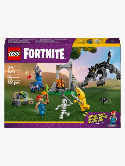 LEGO Fortnite 77075 Peely och Sparkplugs läger
