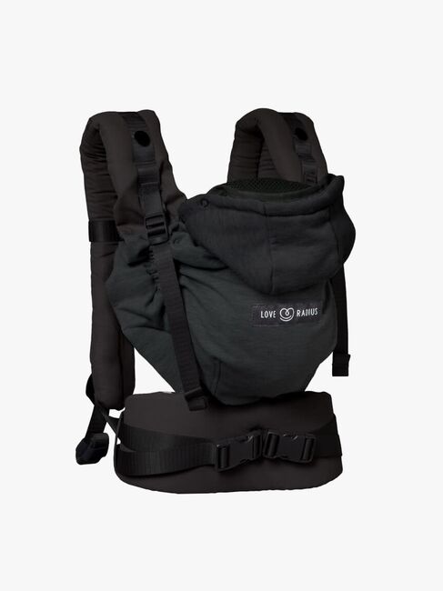 Love Radius HoodieCarrier 2 Bärsele, Black Forest