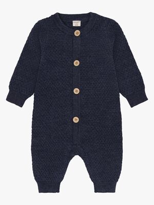 CeLaVi Strikket Jumpsuit Merinoull, Ombre Blue Melange