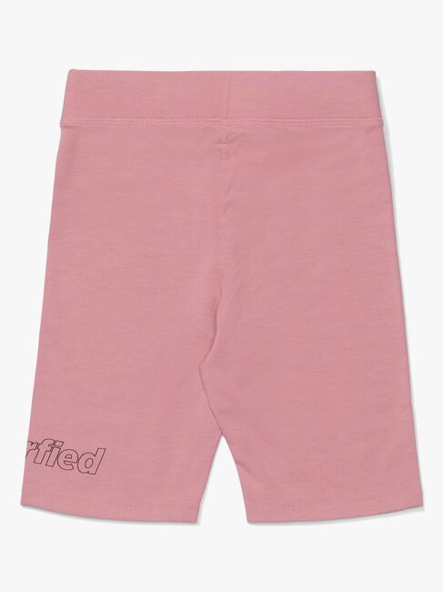 Hyperfied Jersey Logo Biker Shorts, Blush