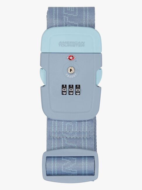 American Tourister TSA Bagagerem, Stone Blue/Blue