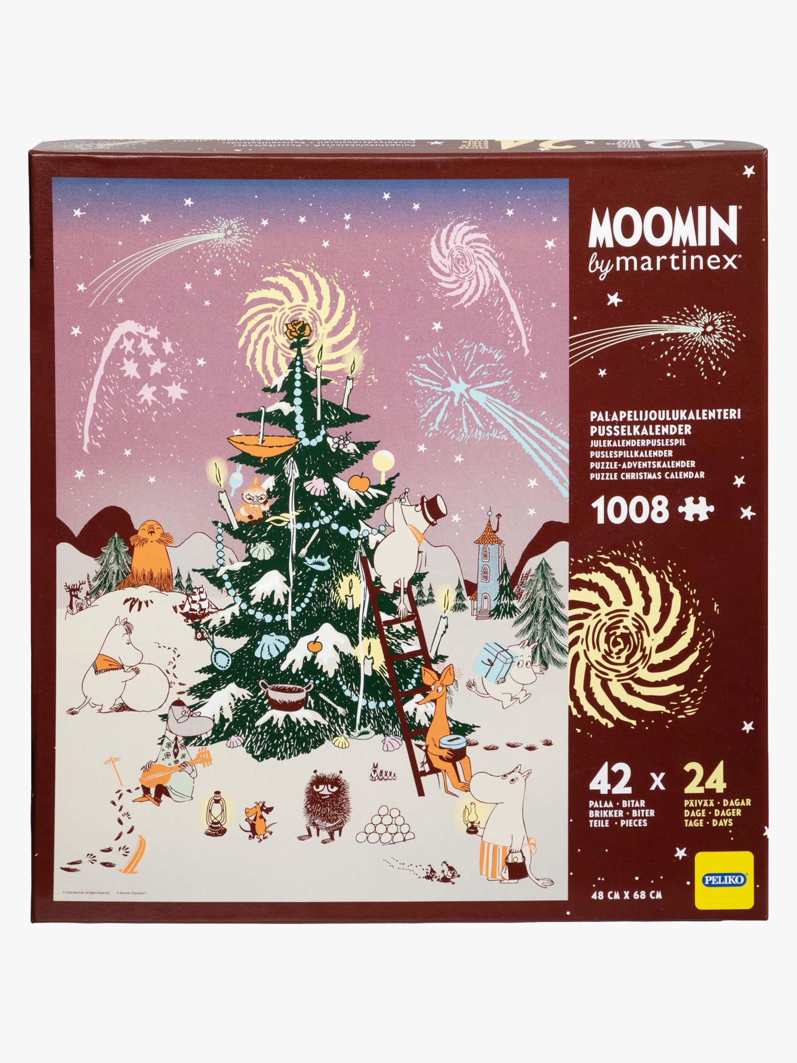 Mumin Pusseladventskalender 1008 Bitar