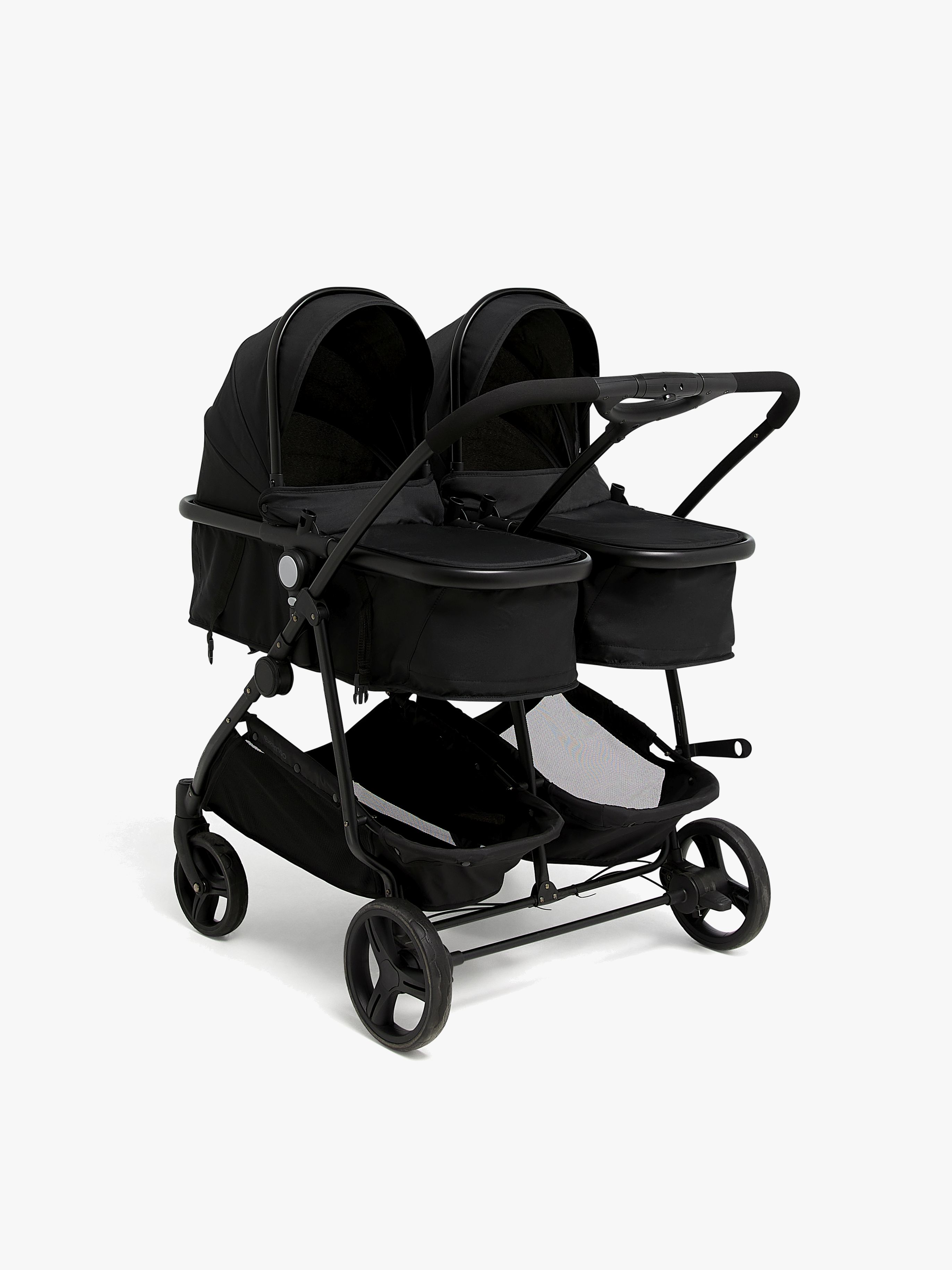 Beemoo Move Twin 2-in-1 Syskonvagn – för nyfödda upp till 15 kg