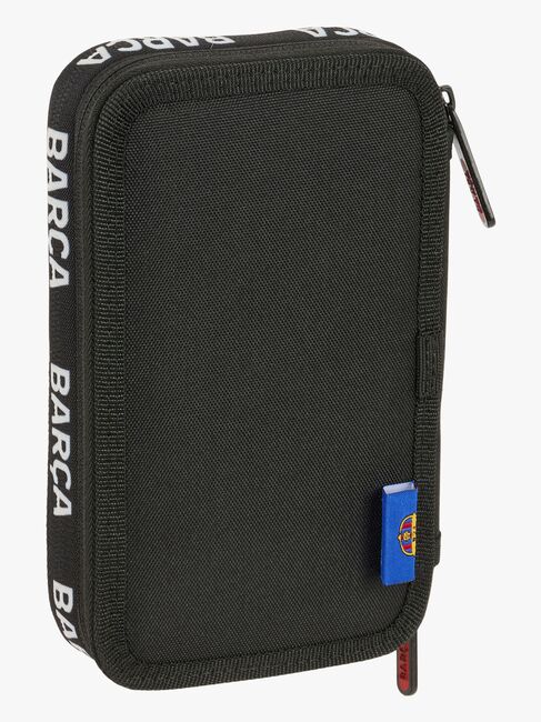 F.C.Barcelona  Fyllt Dubbelpennfodral 29 Delar, Svart