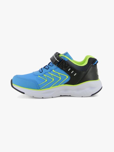 Leaf Varberg Blinkande Sneakers, Blue/Black