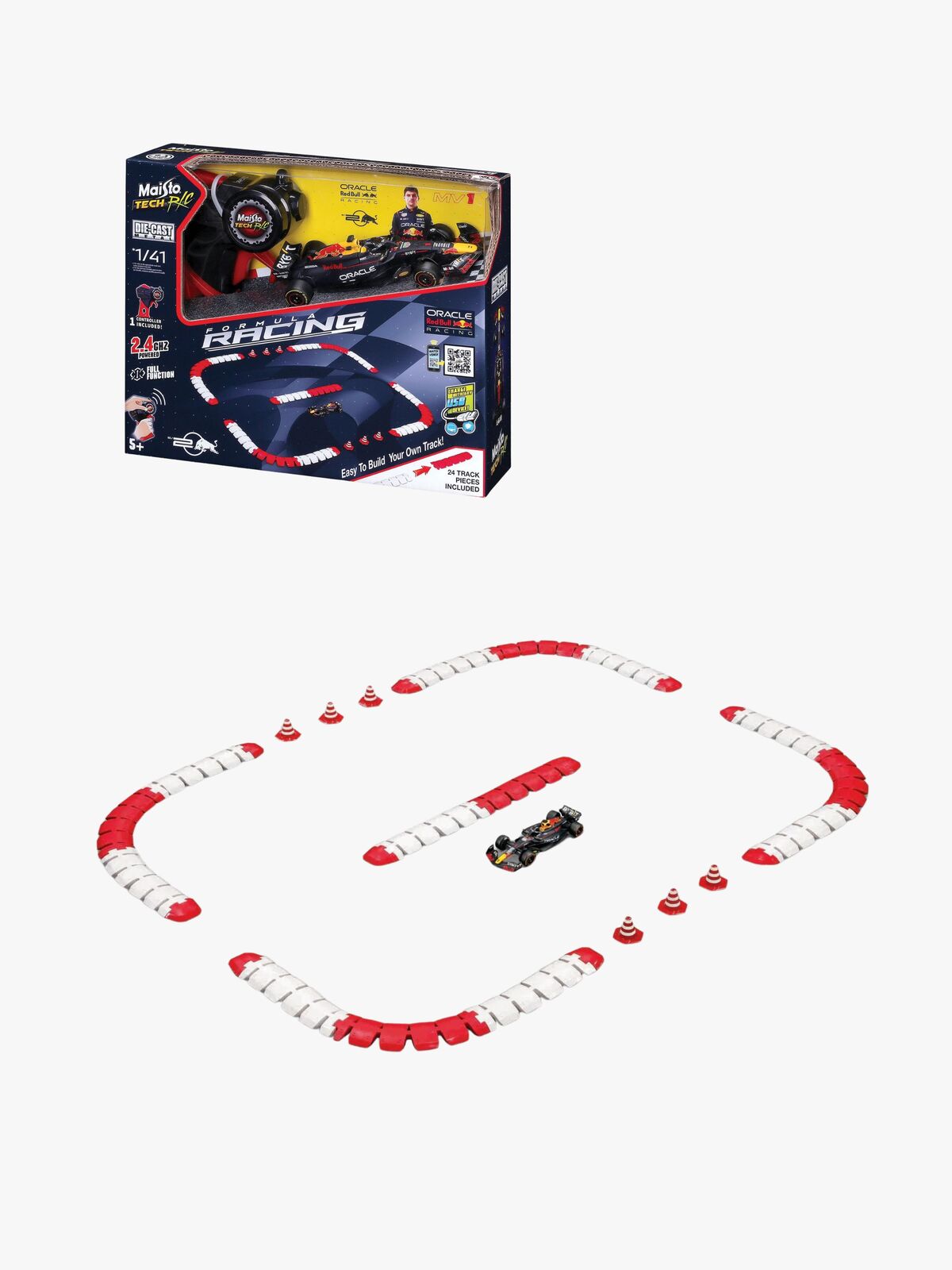 Maisto Tech R/C Red Bull 2024 Verstappen Racingbana 1:41