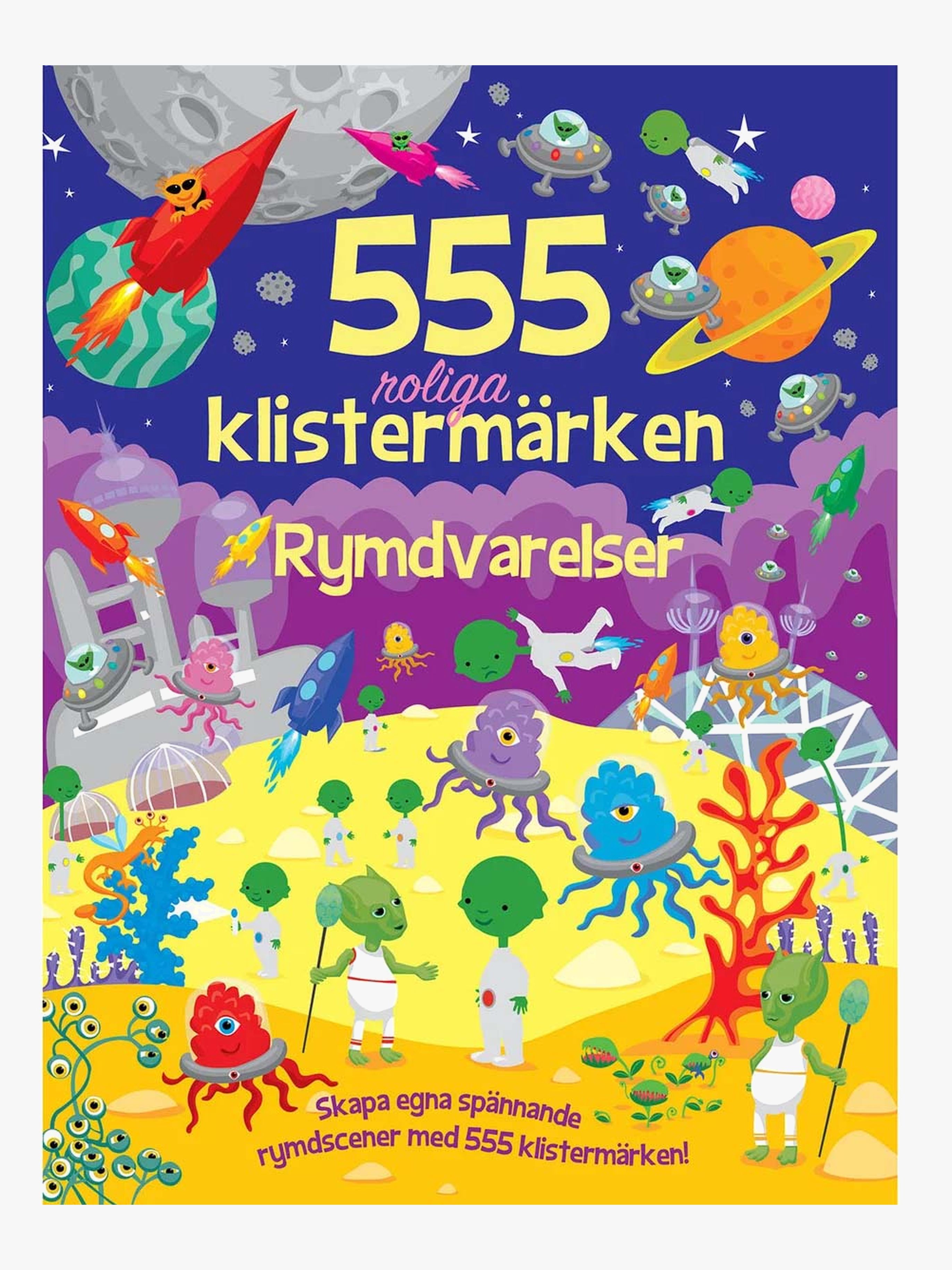 Lind &  Co Klistermärkesbok Rymdvarelser 555 st