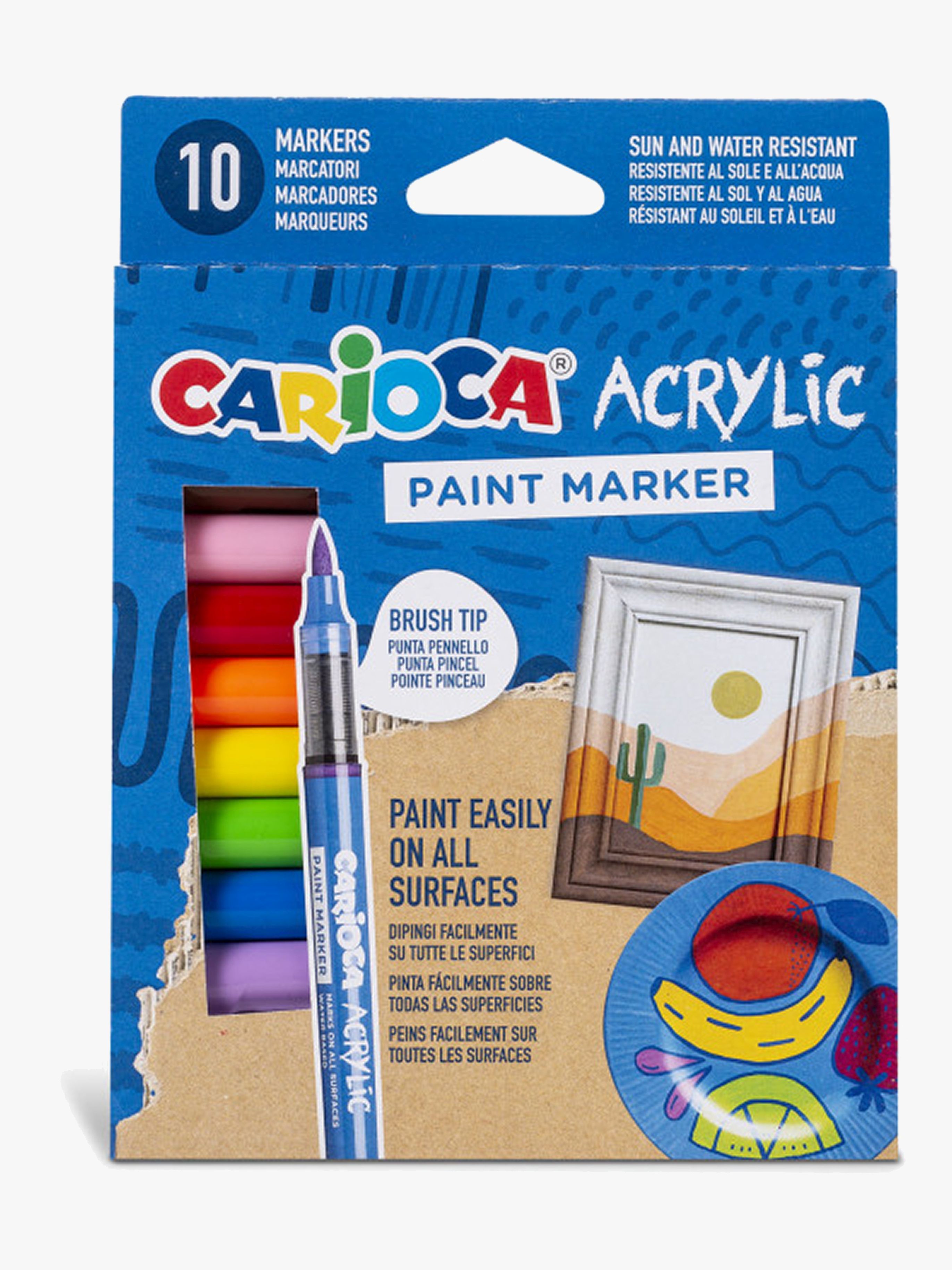 Carioca Akrylpennor 10-Pack