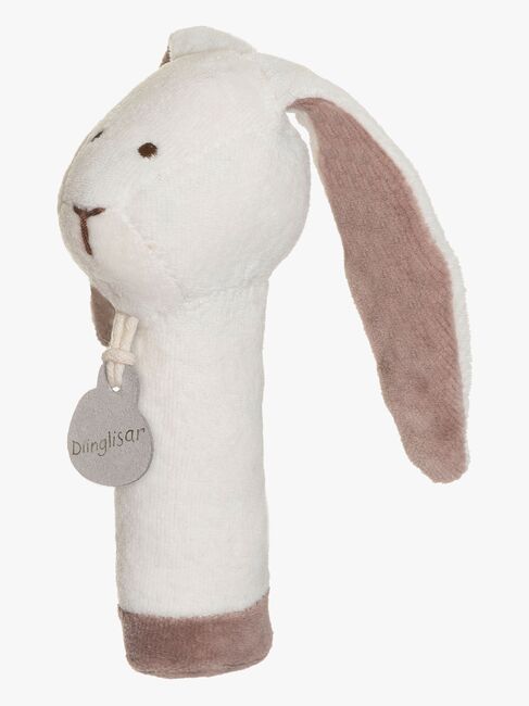 Teddykompaniet Diinglisar  Kanin Skallra, White