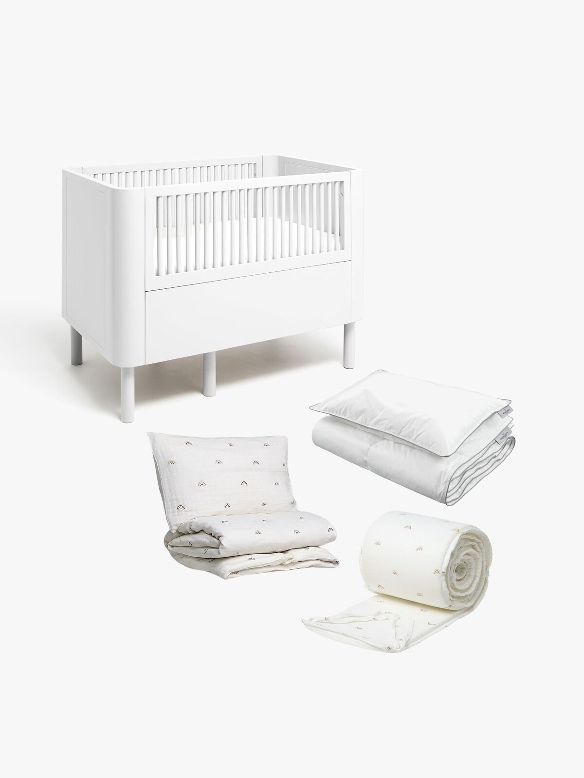 Alice & Fox June Växasäng inkl. Bäddkit AVIVA 100x130, Dream White